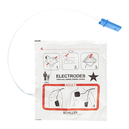 Electrodos Schiller Fred Easy para adultos