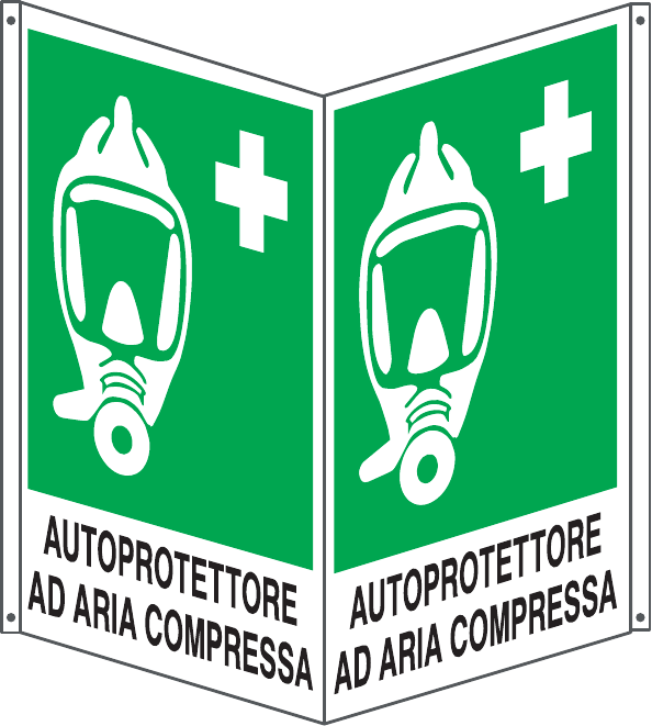 Cartello autoprotettore ad aria compressa 458