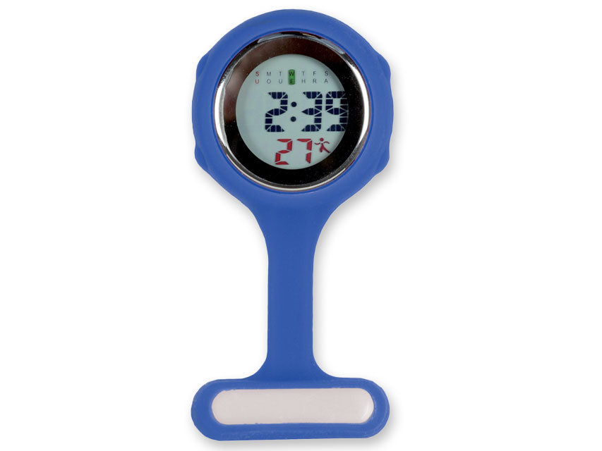 RELOJ DIGITAL DE ENFERMERA - azul