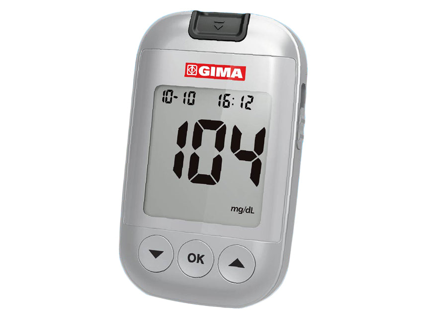 GLUCOMETRO GIMA mg/dl con penna pungidito - GB, IT, SE, FI
