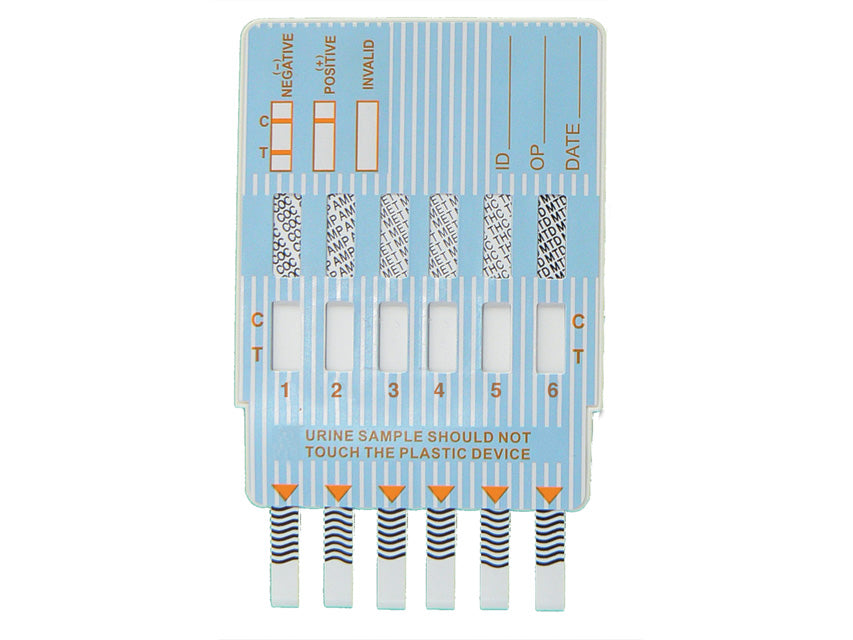 TEST MULTIDROGAS - 6 drogas - panel de orina