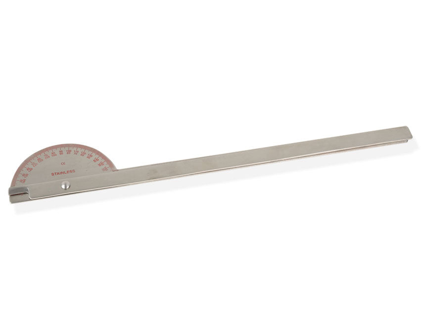 PROTRUCTOR DE BRAZOS LARGO 180° 14" - acero inoxidable