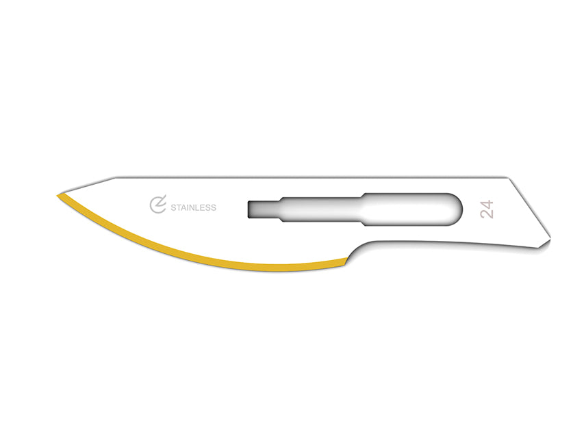 LAME DIAMANTINE INOX N. 24 - sterili