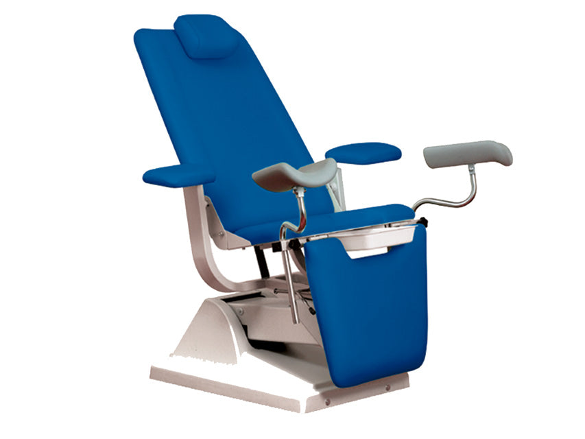 SILLÓN GYNEX con portarrollos - azul