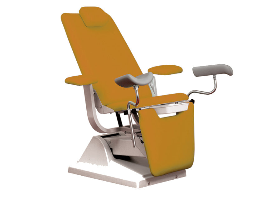 SILLÓN GYNEX con portarrollos - albaricoque metálico