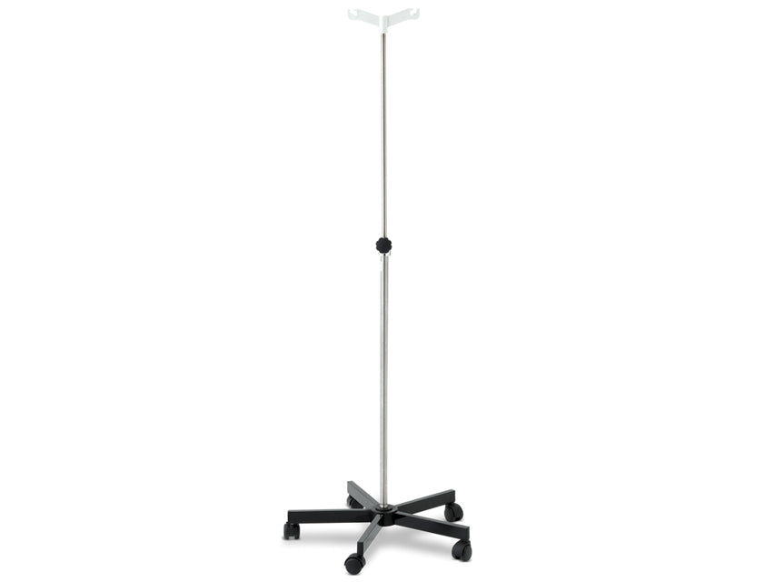 SOPORTE IV 2 GANCHOS - sobre soporte con ruedas - desmontado