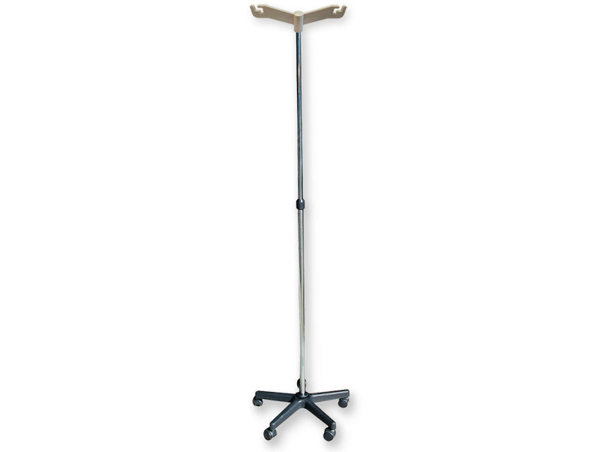 SOPORTE IV 2 GANCHOS - sobre soporte con ruedas