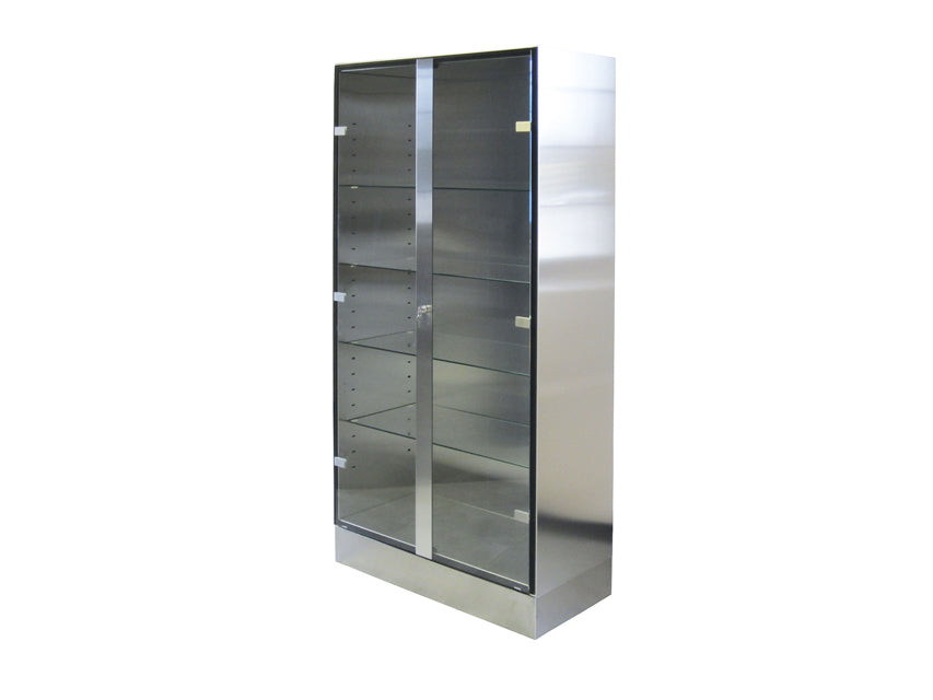 ARMADIO INOX E VETRO