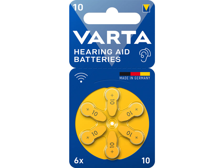 BATTERIE PER APPARECCHI ACUSTICI VARTA - 10