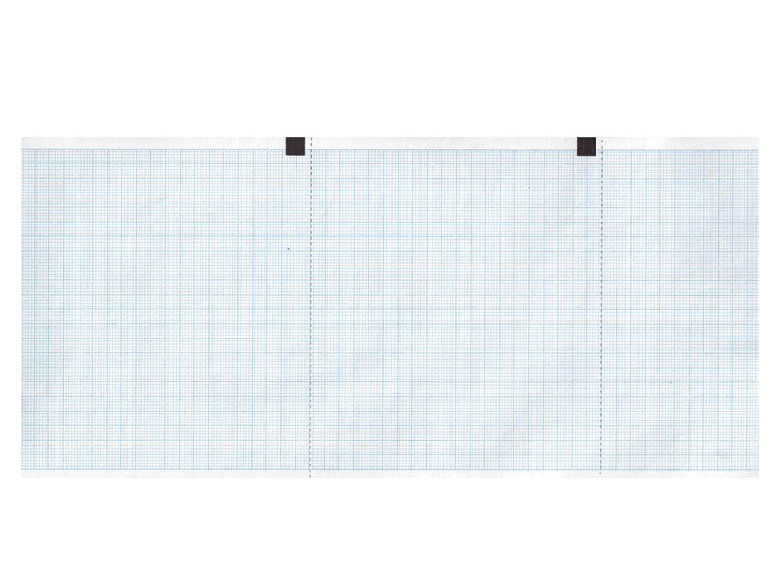 Carta termica ECG 120x18 mmxm - rotolo griglia blu