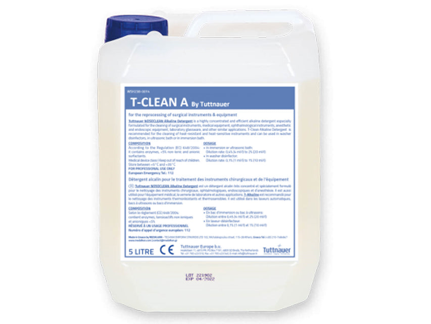 DETERGENTE ALCALINO TUTTNAUER T-CLEAN A - 5 l