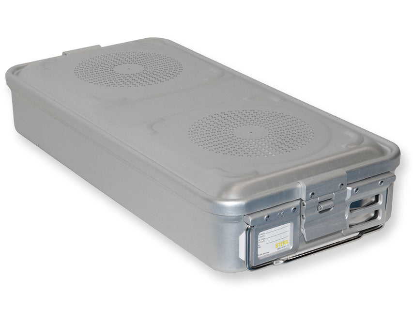 CONTAINER CON FILTRO grande h100 mm - grigio