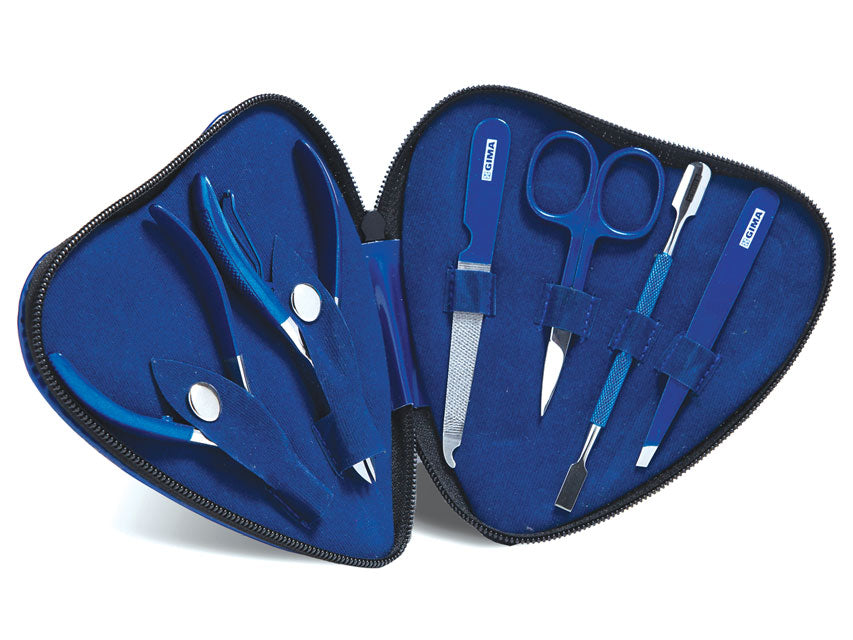 KIT PODOLOGIA CUORE - blu - 6 strumenti