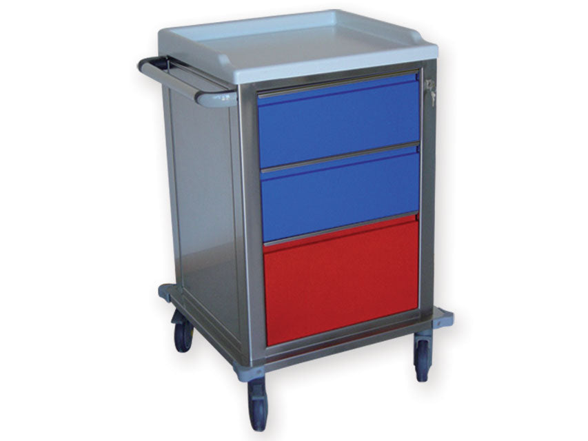CARRELLO MODULARE INOX - 2+1 cassetti