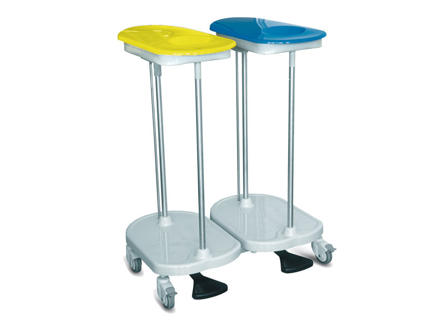 CARRELLO PORTASACCO a pedale - 2 sacchi