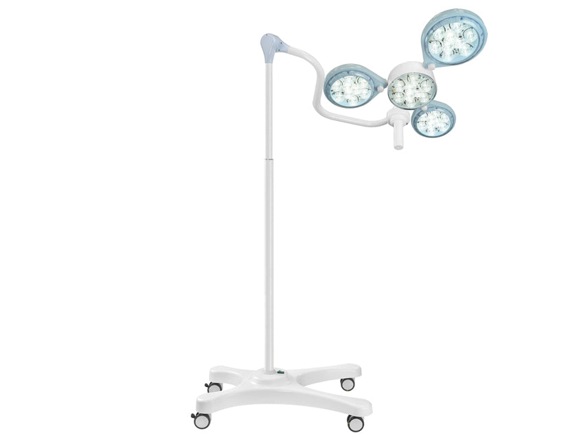 LAMPADA LED QUATTROLUCI su carrello + batteria
