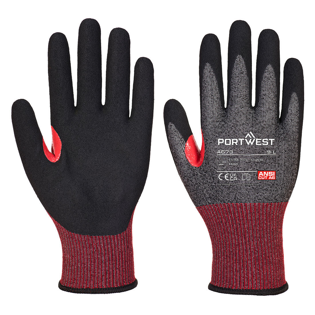 Guante nitrilo anticorte CS F18