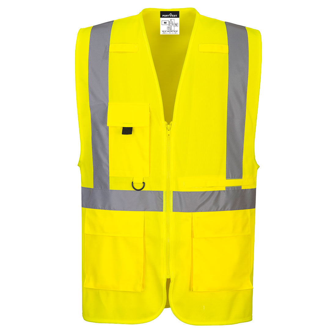 C357YER - Gilet Executive ad alta visibilità con tasca per tablet