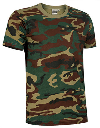 T-shirt con disegno mimetico manica corta Jungle