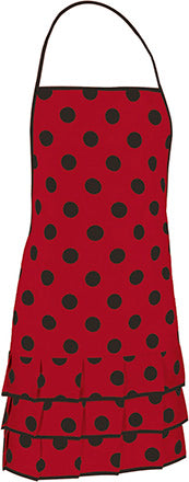 Grembiule con pettorina in stile flamenco Flamenco
