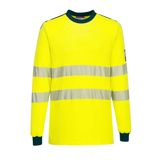 FR701YNR - PW3 Modaflame Camiseta de manga larga de punto de alta visibilidad FR