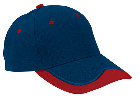 Cappellino a 6 pannelli con design bicolore Seatle
