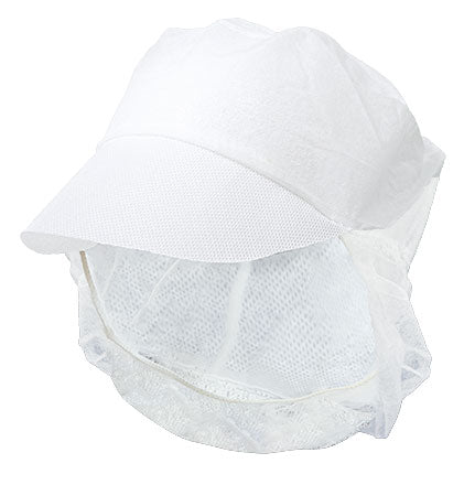 Cappello per alimenti monouso con visiera Fork
