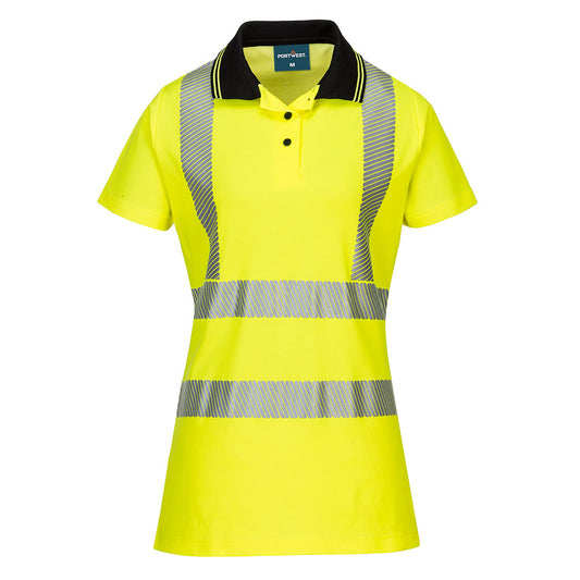 LW72YBR - Polo Pro Donna Hi-Vis