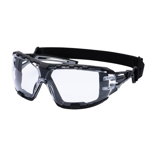 PR02CLR - Gafas de seguridad Plus envolventes antracita