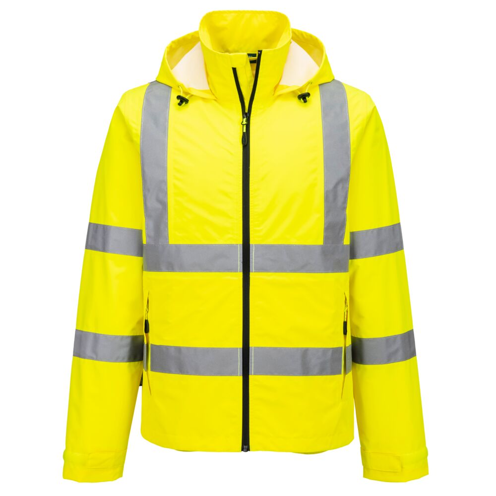 S164YER - Giacca leggera pieghevole Hi-Vis