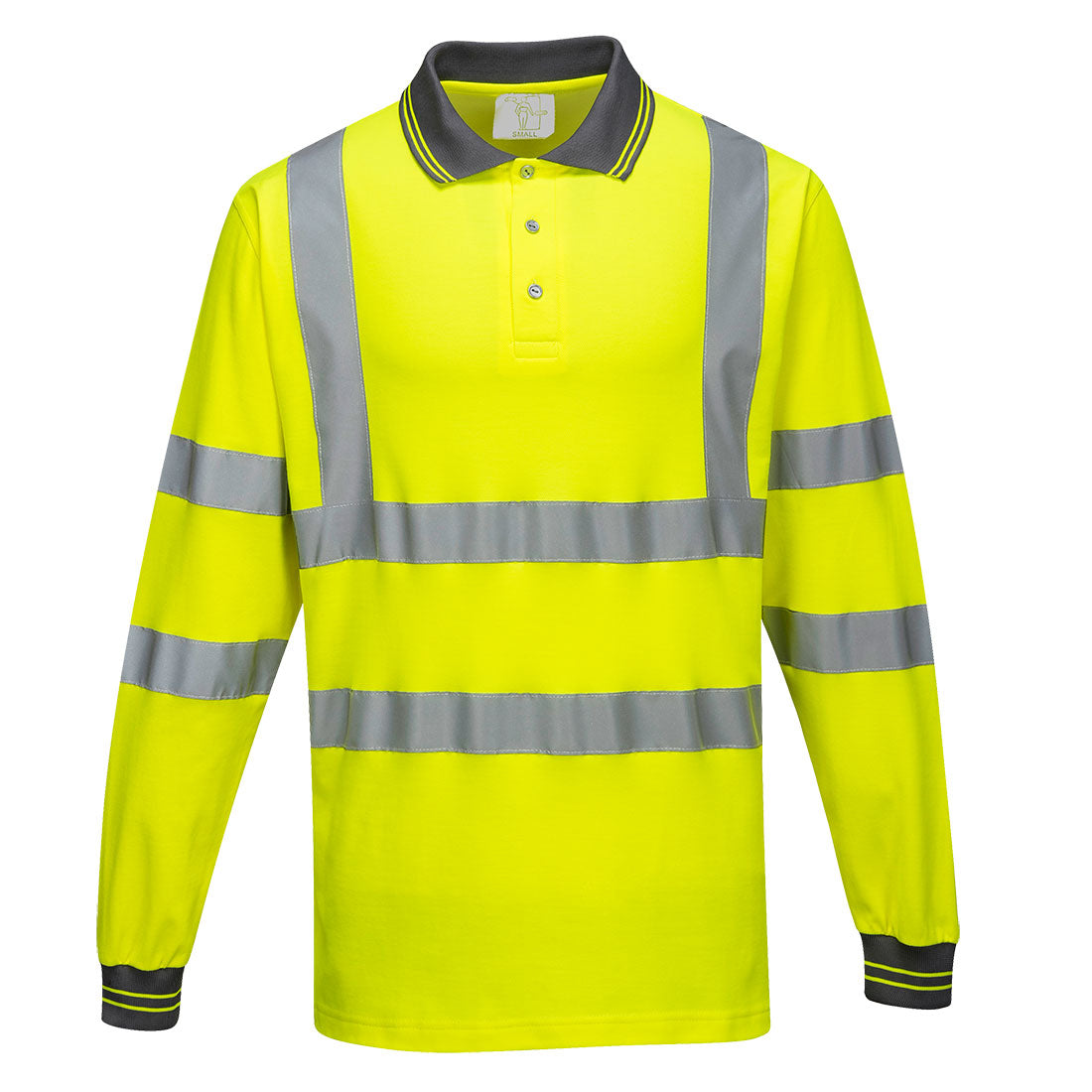 S271YER - Polo maniche lunghe Cotton Comfort Hi-Vis