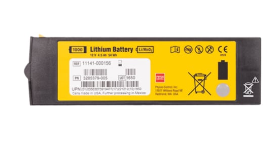 Physio Control Lifepak 1000 batteria