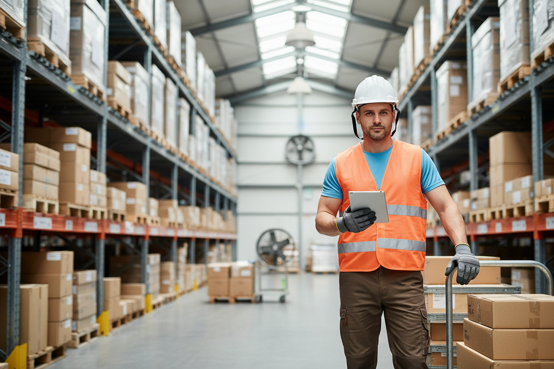 Abbigliamento da lavoro per logistica in estate: comfort, sicurezza e produttività per gli operatori di magazzino