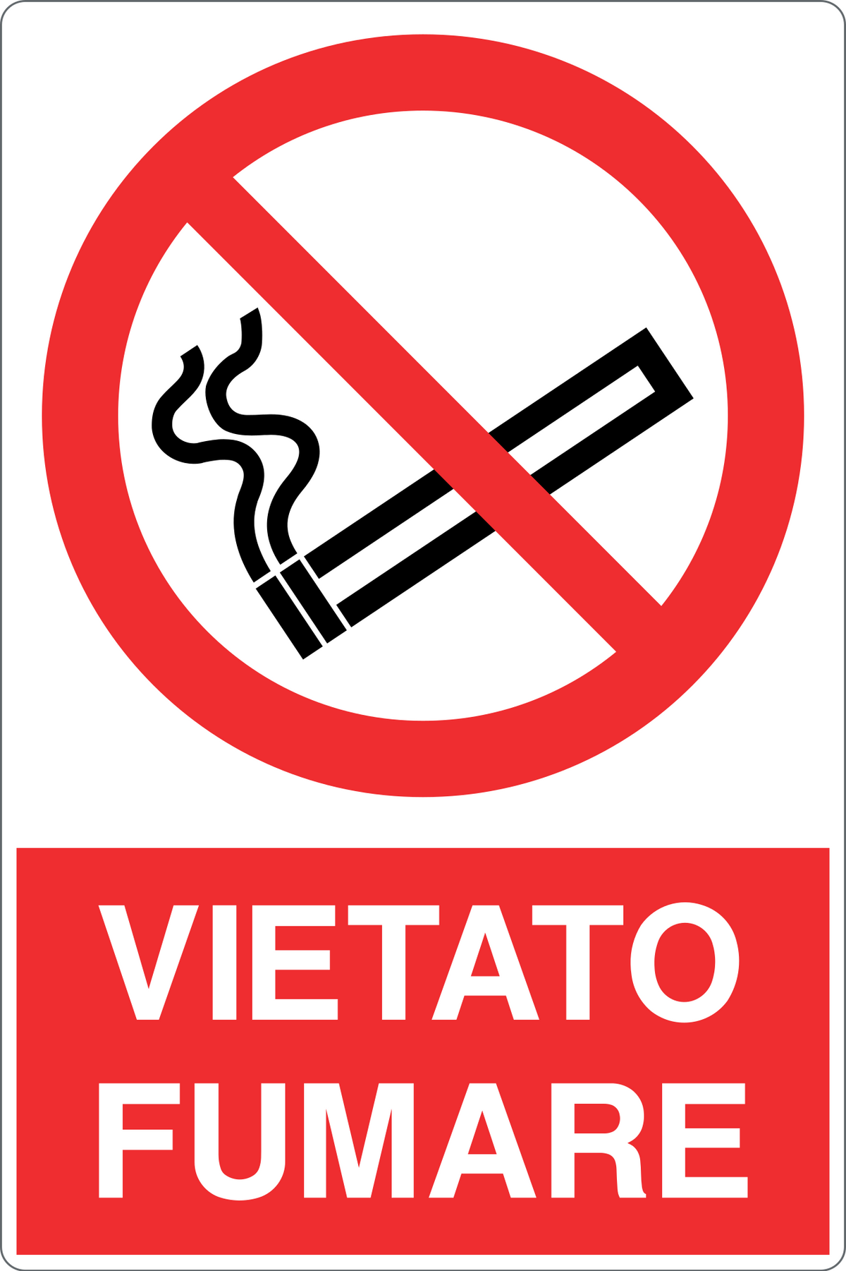 Cartello vietato fumare 131