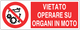 Cartello vietato operare su organi in moto 164