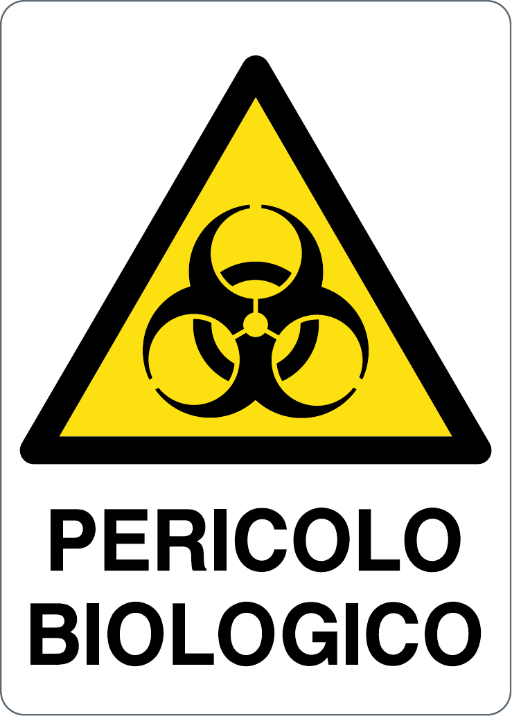 Cartello pericolo biologico 2056