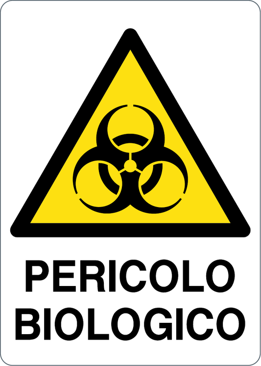 Cartello pericolo biologico 2056