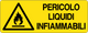 Cartello pericolo liquidi infiammabili 233