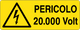 Cartello pericolo 20000 volt 2349