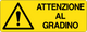 Cartello attenzione al gradino 2367