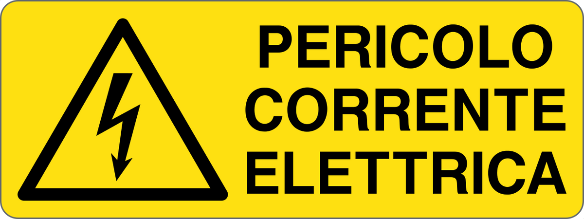 Cartello pericolo corrente elettrica 251