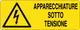 Cartello apparecchiature sotto tensione 263