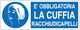 Cartello è obbligatoria la cuffia racchiudi capelli 384