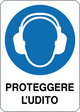 Cartello proteggere l'udito 3954