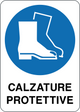 Cartello calzature protettive 3956