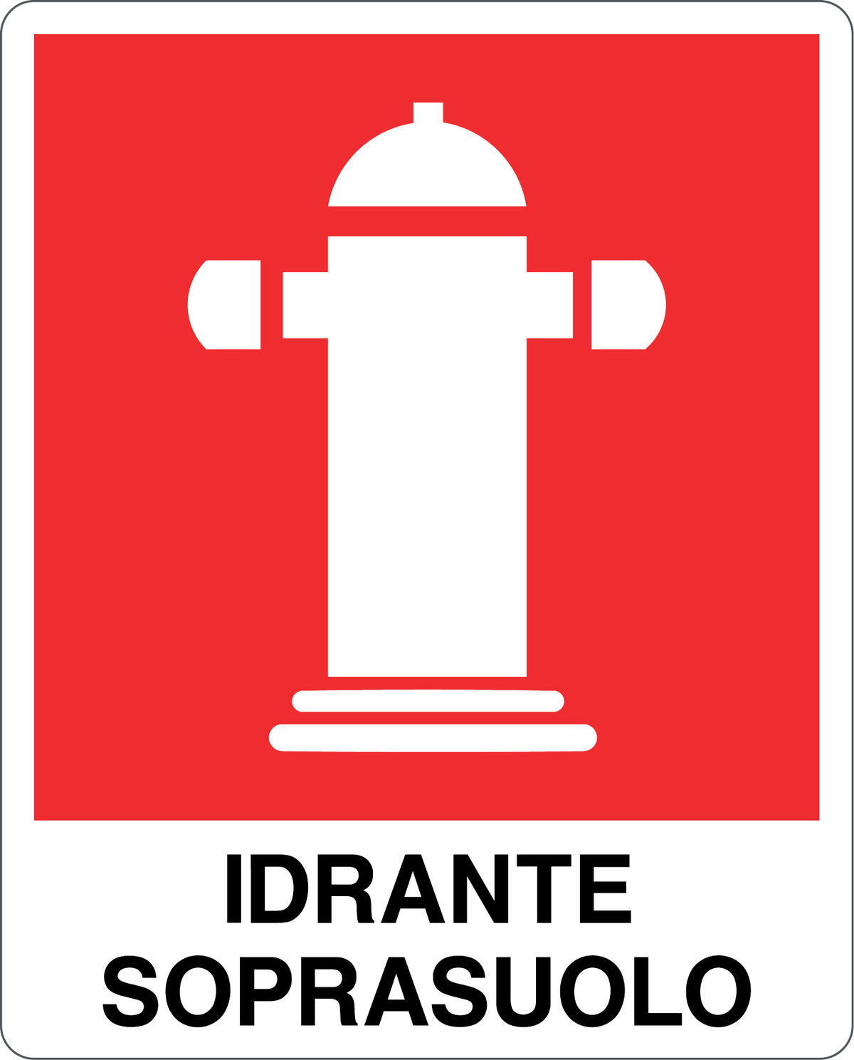 Cartello idrante soprasuolo 5622