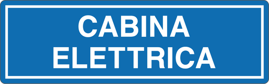 Cartello cabina elettrica 807