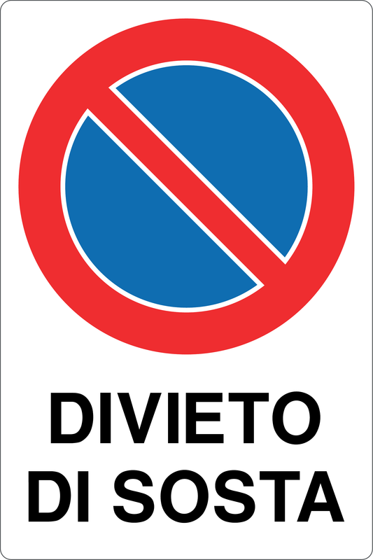 Cartello divieto di sosta 900