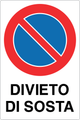 Cartello divieto di sosta 900