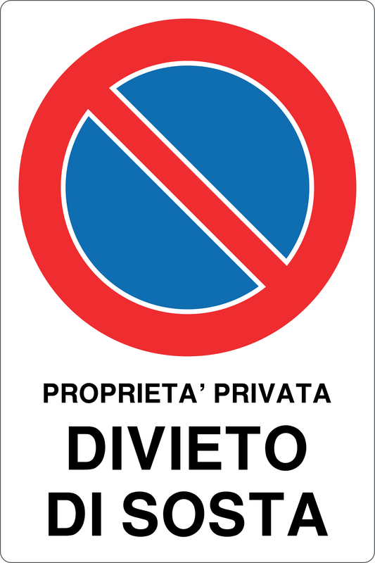 Cartello proprietà privata divieto di sosta 901
